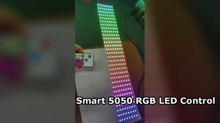 Индивидуальная адресная светодиодная лента со встроенной микросхемой 5050 RGB LED