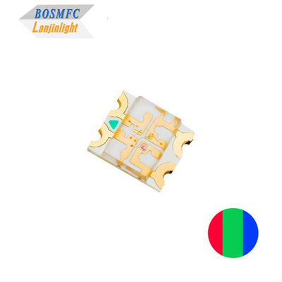 1206 RGB LED 20mA Антистатический 3216 Верхний монтаж Многоцветный SMD LED