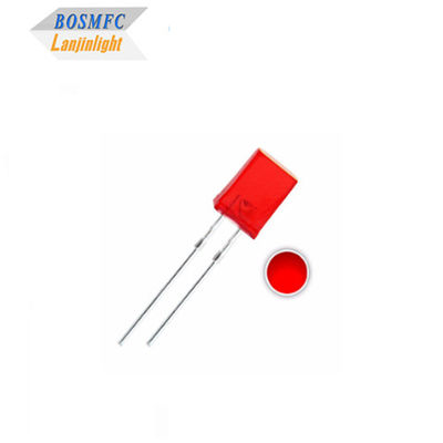 1.8V-2.4V LED Красный через отверстие LED 2x5x7mm Внутреннее освещение LED диод