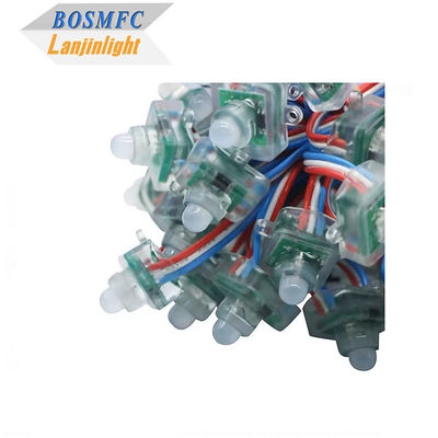 Полноцветные пиксельные светодиодные огни цифровой квадрат WS2811 RGB Pixel Module String Light 12mm 5V 12V RGB водонепроницаемые струны