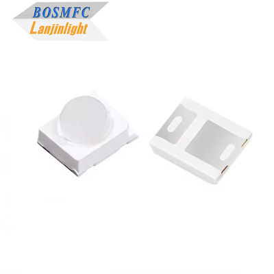 Малый угол обзора 30 градусов 60 градусов 6000mcd Синий 2835 SMD LED с купольным объективом для светодиодных дорожных знаков