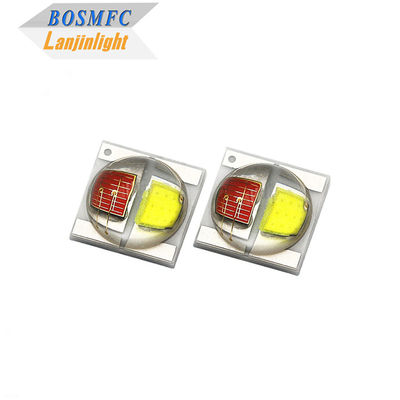 2W 3535 SMD LED Dome Lens 30 градусов Bi Color Красный и белый 350mA Диод высокой яркости