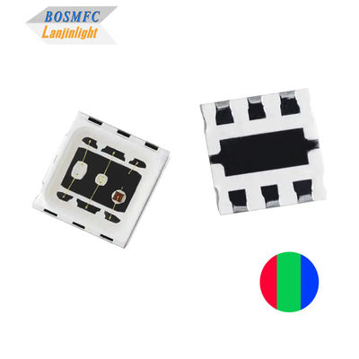 1.5W 5050 RGB LED купольная линза высокопроизводительный трехцветный светодиодный чип 3 * 0.5W