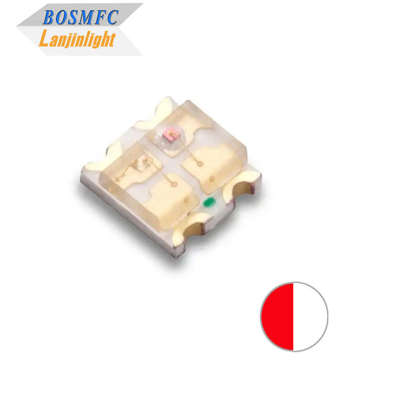 1615 Многоцелевой двуцветный SMD LED 0603 Красно-белый свет Рассеивание тепла