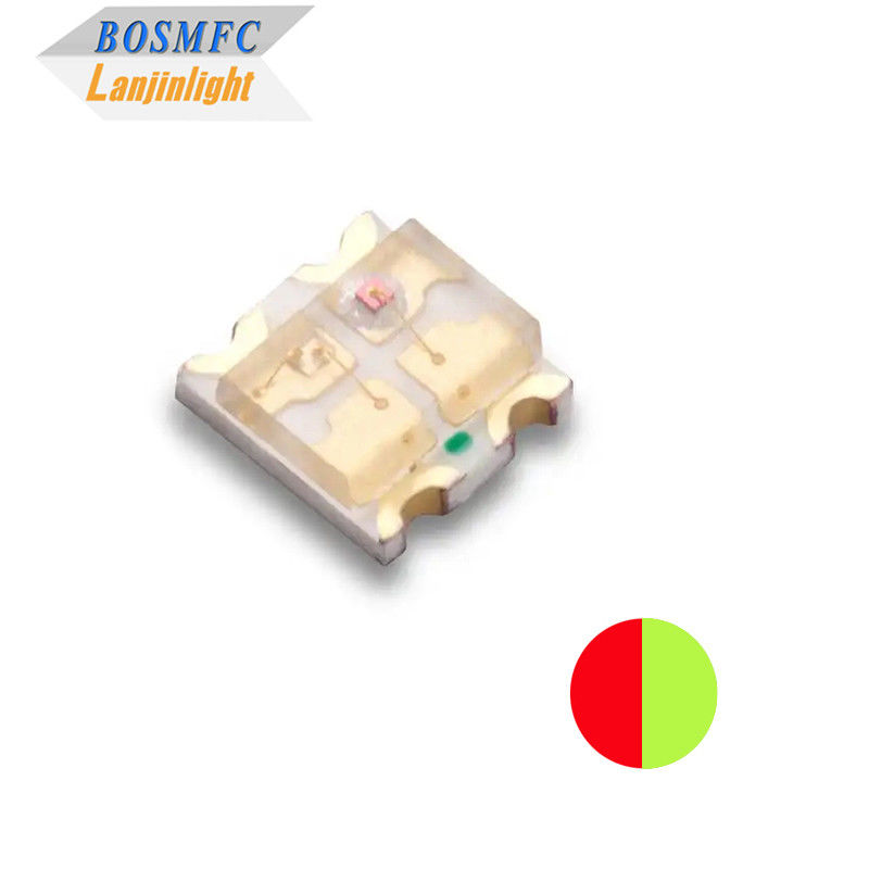 Практический 0.06W 0603 SMD LED Биколорный Красный И Желтый Зеленый Длина волны 568-576nm 1615