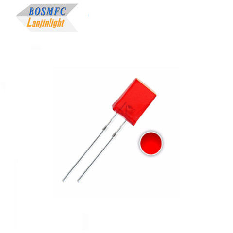 1.8V-2.4V LED Красный через отверстие LED 2x5x7mm Внутреннее освещение LED диод