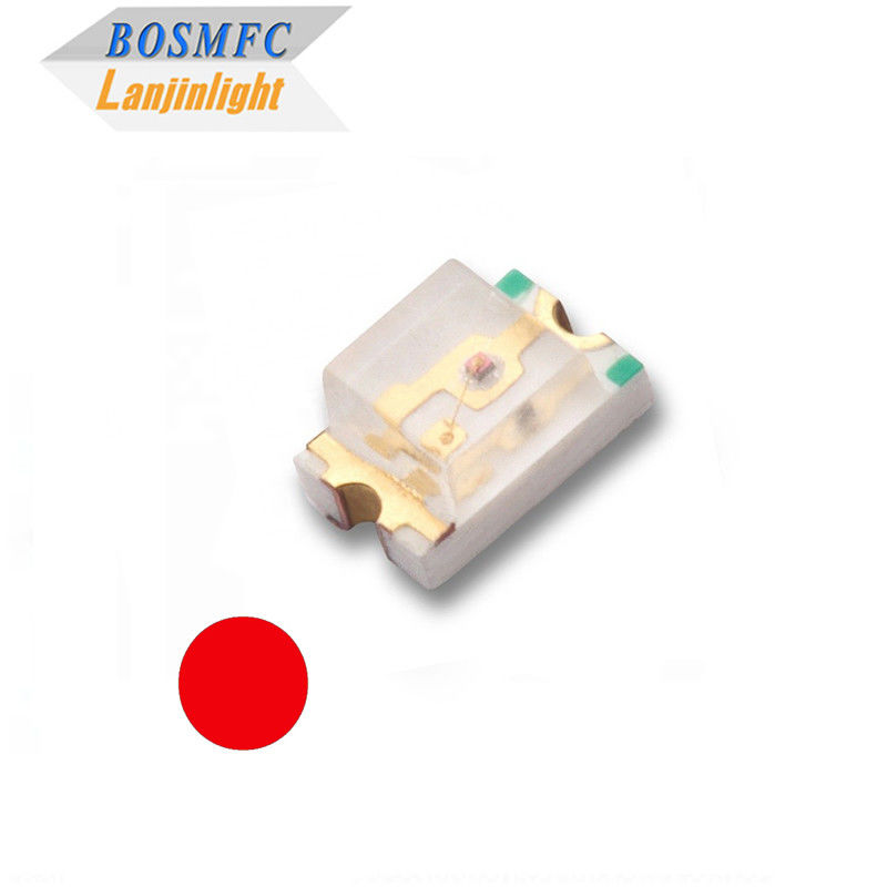 Практический верхний SMD LED 0805 Красный свет 0.06W Для освещения помещений