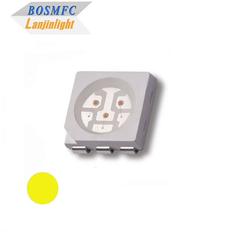 5050 SMD LED Желтый светоизлучающий диод янтарный светодиодный чип для светодиодной лампы с номерным знаком