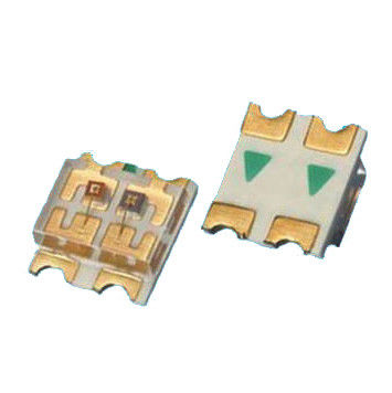 Многоценальный SMD LED 1206 Красный Желтый Двойной цвет 120 градусов Угол просмотра