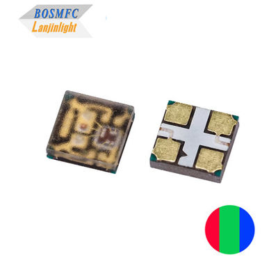 Сверхяркий многоцветный PLCC4 2020 RGB LED 12mA Встроенный IC Индивидуальное интеллектуальное управление