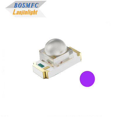 1206 SMD UV LED Chip Dome Lens 405nm UVA Светодиод для 3D-принтера