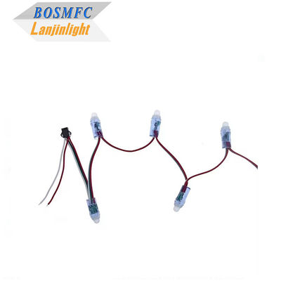 RGB полноцветный пиксель водонепроницаемый WS2811 Пиксели цифровые адресованные светодиодные глобусы Стренговые огни 12 мм DC 5В