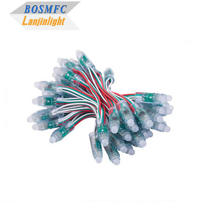 WS2811 Диффузные цифровые RGB светодиодные струнные огни Pixel Light 12mm Round Индивидуально адресуемый