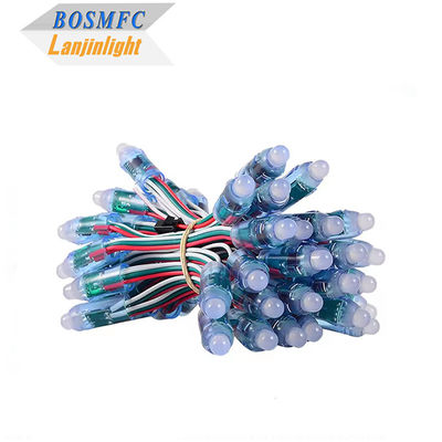Фабрика оптом WS2811 Dream Color RGB IC 12V LED Pixel Sting Lights Рекламные модули Экран светодиодные точечные огни Рождество