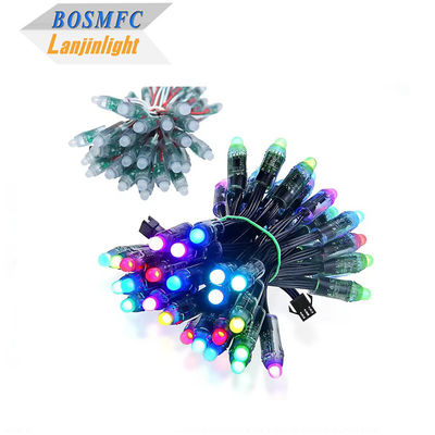 Фабрика оптом WS2811 Dream Color RGB IC 12V LED Pixel Sting Lights Рекламные модули Экран светодиодные точечные огни Рождество