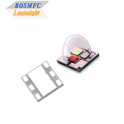 9W высокомощный светодиод 5050 RGB LED 60 градусов купольный линза SMD диод для наружного освещения сцены