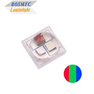 3W 3535 RGB LED 120 градусов купол линза 3 в 1 полный цвет керамика высокой мощности SMD LED Фабрика продажа
