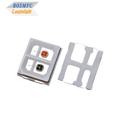 2835 SMD светодиодный трехцветный красный 660nm + синий 460nm + IR 830nm Комбинированный чип светодиодный свет для косметической терапии Лицевой свет