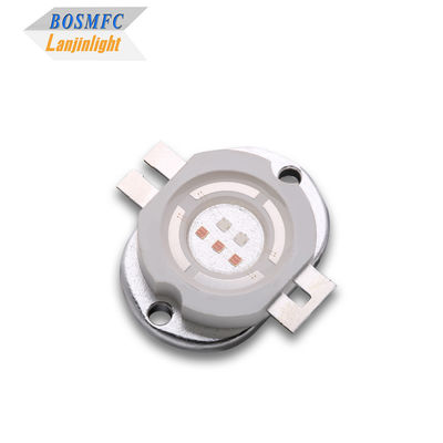 Высокомощный светодиод Красный+синий двухцветный 5 Вт интегрированный светодиодный источник света для спектральной терапии